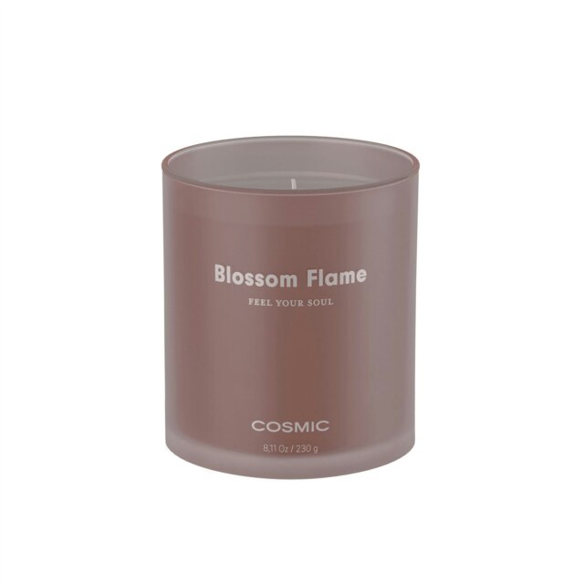Cosmic Scented Candle Blossom Flame Finish Handcrafted Soy Wax Candles 230 g Multi 1