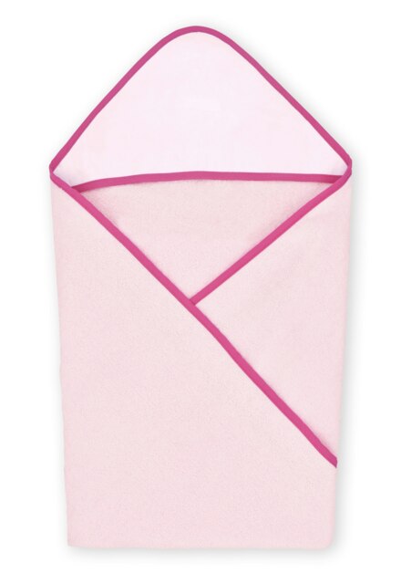 Hooded Towel - Pink - 80cm x 80cm Pink