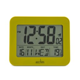 Acctim Otto Superbrite® Digital Bedside Alarm Clock Yellow Heathland One Size
