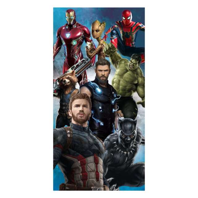 Marvel Avengers Superheroes Towel Multi Multicoloured One Size 1