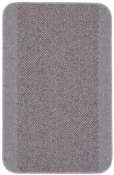Washable Designer Rugs & Mats Bordered Design in Silver Grey 110G