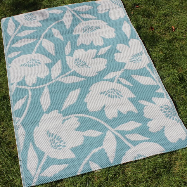 Fusion Luna Outdoor Outdoor Rug Duck Egg