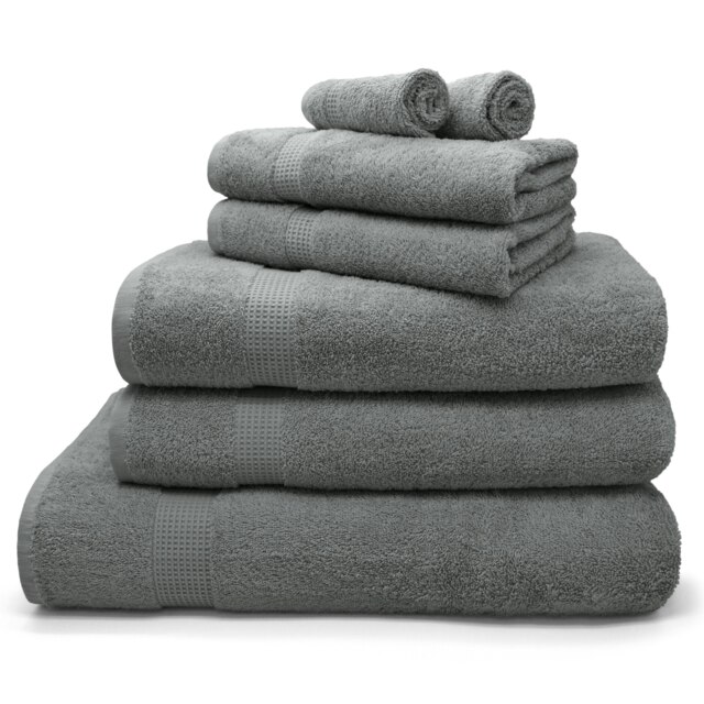 Luxury 100% Egyptian Cotton Towels 550gsm Grey Grey Grey Bath towel