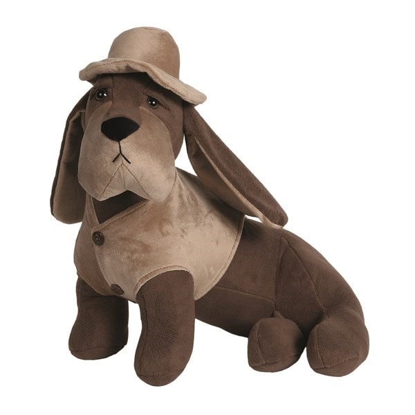 Straits Dashshund Dog Brown Door Stop