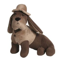 Straits Dashshund Dog Brown Door Stop