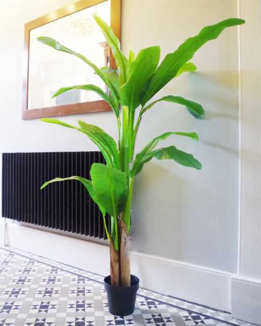 Artificial Banana Tree Tropical Plant - HUGE 6FT TREE Botanik Green 6ft