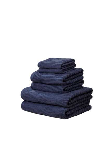 Safari 6 Piece Cotton Towels Bale Set Soft and Absorbent Blue Bath towel