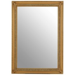 Stunning Gold Finish Wall Mirror, Decorative Functional Hallway Mirror For Livingroom, Elegant Modern Mirror Gold