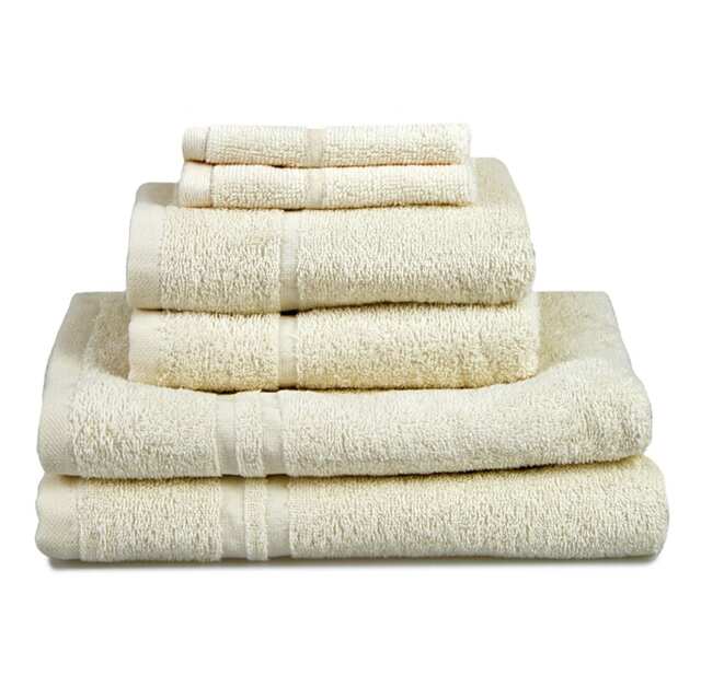 Essentials 6 Pack Towel Set - Cream
