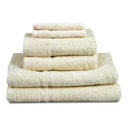 Essentials 6 Pack Towel Set - Cream