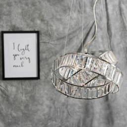 ValueLights Hudson Polished Silver Pendant Light and G9 Capsule LED 3W Warm White 3000K Bulb