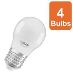 Osram Smart+ Matter E27 Classic P40 Multicolour RGBW Light Bulb 4.9W 4 Pack