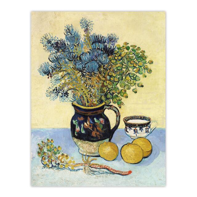 Still Life Nature Morte Van Gogh Vintage Huge Wall Art Print 18X24 In
