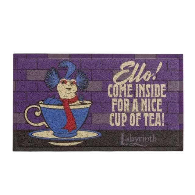 Labyrinth PVC Worm Ello Door Mat Multi Multicoloured 40cm x 70cm 1