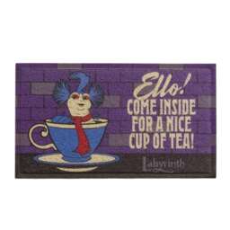 Labyrinth PVC Worm Ello Door Mat Multi Multicoloured 40cm x 70cm 1