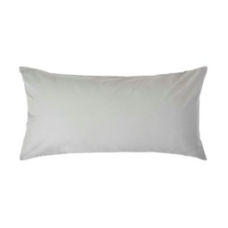 Homescapes Silver Grey European Size Egyptian Cotton Pillowcase 200 TC - 40 x 80 cm