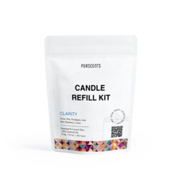 Purscents Clarity Melt & Pour Candle Refill Kit - Clarity 210g Cream 1