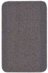 Washable Designer Rugs & Mats Bordered Design in Dark Grey 110D