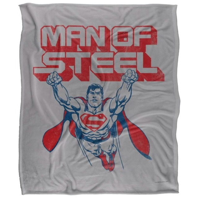 Superman Man Of Steel Blanket - Multicoloured - One Size