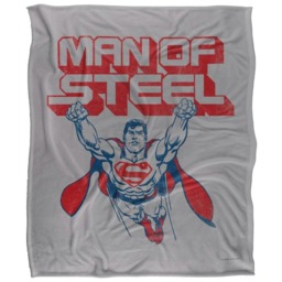 Superman Man Of Steel Blanket - Multicoloured - One Size