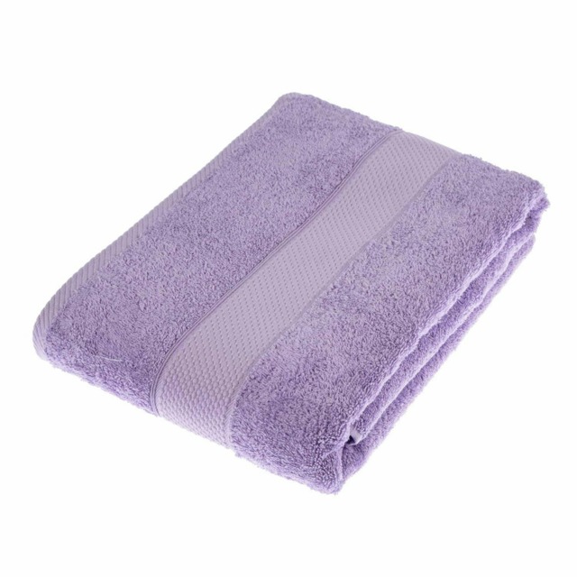 Homescapes Turkish Cotton Lilac Bath Sheet