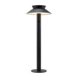 Nordlux Justina Outdoor Garden Post Black Metal Solar SolarLed Sensor - , IP44