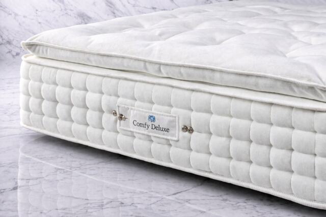 Natural Fillings Pillowtop Pocket Handstitched Mattress 5ft King size