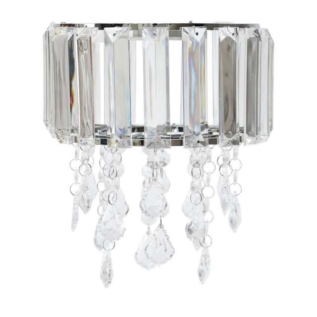 ValueLights Mabel Plastic Acrylic Silver Ceiling Pendant Shade Silver
