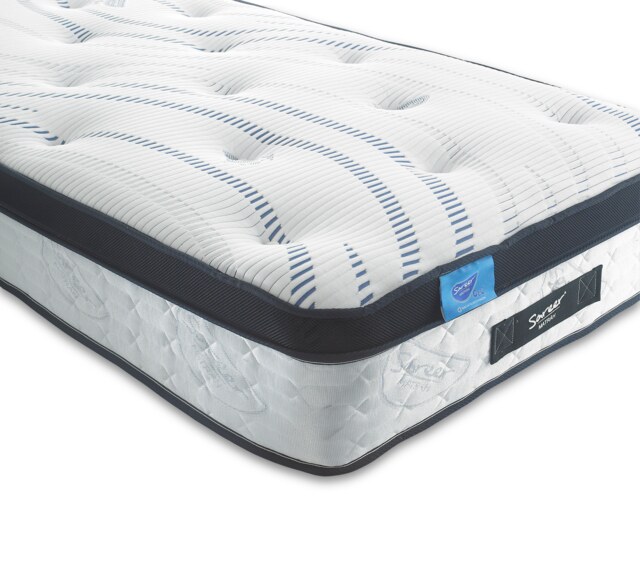 Sareer Gel Coil Spring Mattress 4FT White Small Double