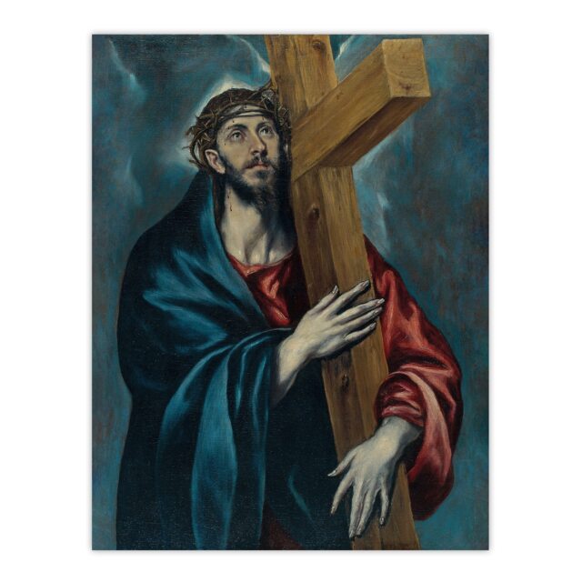 Jesus Christ Carrying The Cross El Greco Wall Art Poster Print