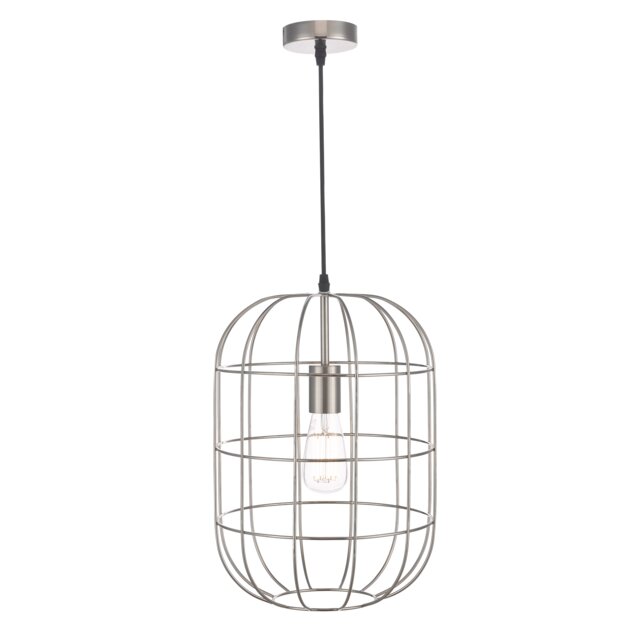 Eudora 1 Light Pendant Satin Nickel