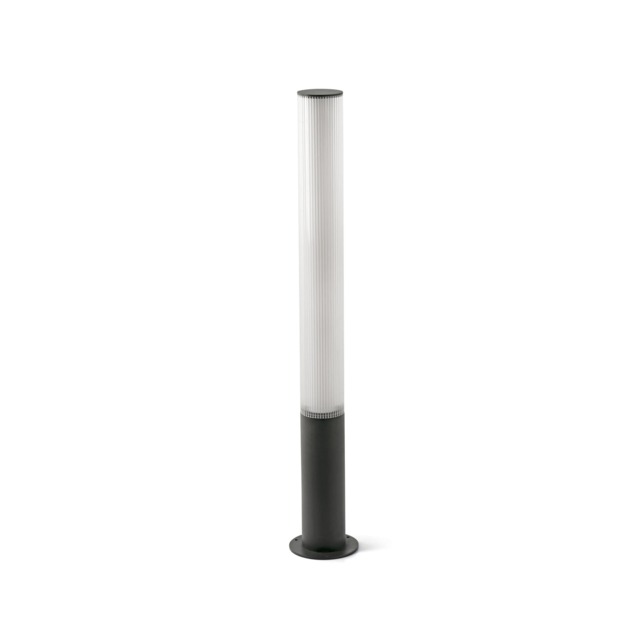 Tura 105cm Outdoor Bollard Dark Grey IP65 3000K