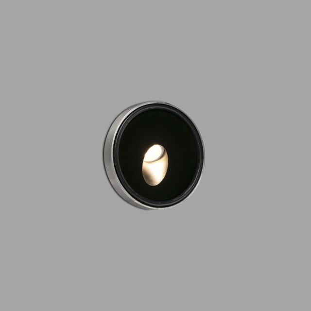 Dang LED Outdoor Recessed Wall Light Black IP67