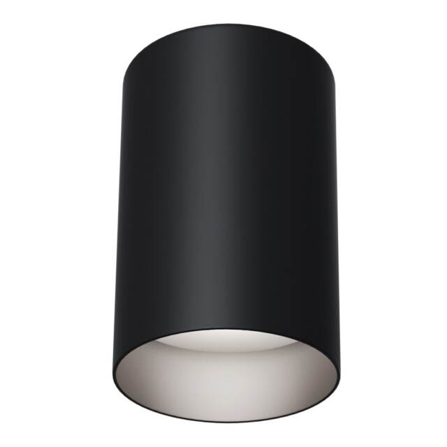 Slim Surface Mounted Downlight Black 1xGU10