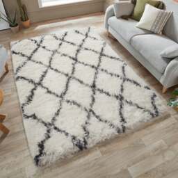 Home Republic Linhas Fluffy Rug Long Pile
