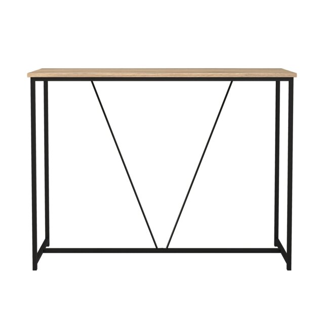Wooden Console Table Living Room Slim Display Shelf Hallway Entryway Furniture Black Oak