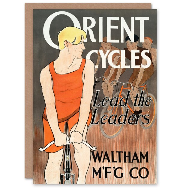 Edward Penfield Art Card Vintage Bicycle Advert Cycles