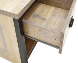 Boston Lamp Table Brown Oak