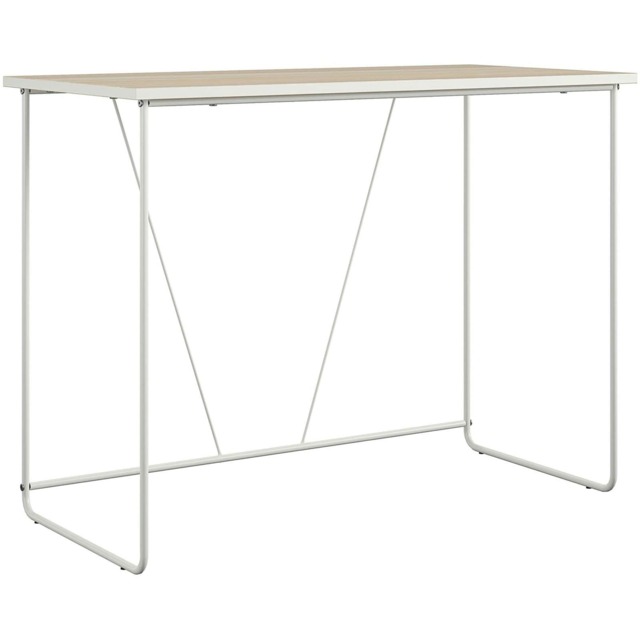 Dante Writing Desk in Natural / Metal Frame Cream Natural