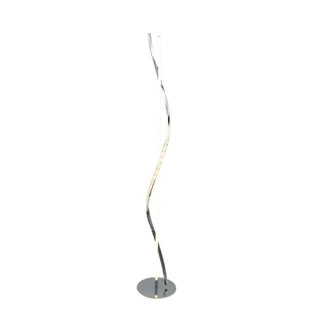 Pagazzi Hyde Chrome And Crystal LED Floor Lamp