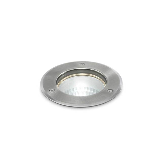 Park 1 Light Medium Round Recessed Spotlight Steel IP65, E27