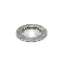 Park 1 Light Medium Round Recessed Spotlight Steel IP65, E27