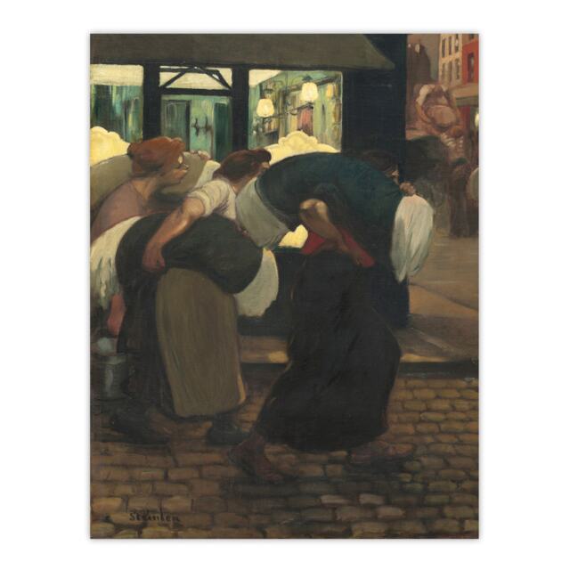 The Laundresses Oil Painting Steinlen Huge Wall Art Poster Print