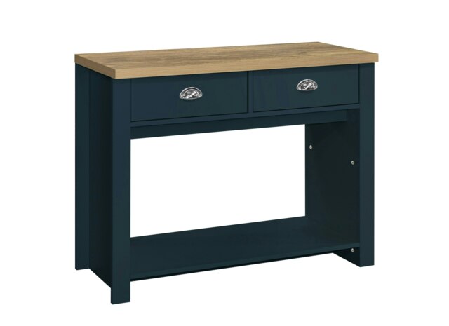 Highgate 2 Drawer Console Table Navy