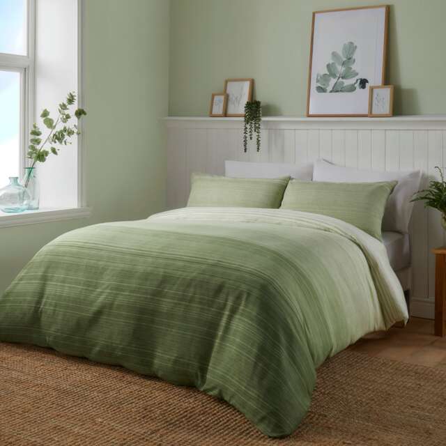 Fusion Fairhaven Duvet Cover Set Green