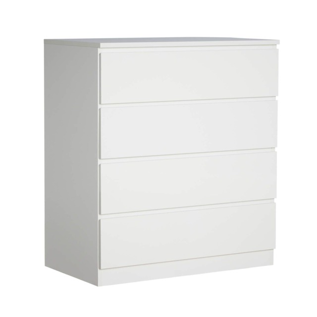 Chest Of Drawers Spacious Bedroom Furniture Storage Unit Modern Organiser White
