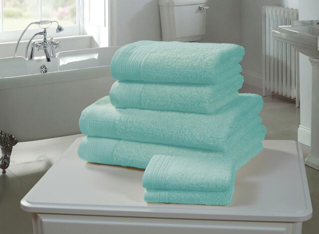 Chatsworth 600gsm Pure Cotton Towels Soft & Absorbent Blue Turquoise Bath towel 1