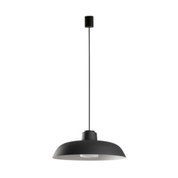 Saga Outdoor Pendant Ceiling Light Black E27 IP65
