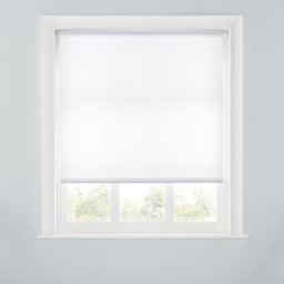 A.Unique Home Premium Trimmable Daylight Roller Window Blind - Light Filtering Fabric - 6FT - WHITE - 180CM (W) x 170CM (L)