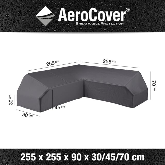 Platinum AeroCover Platform Square Outdoor Furniture Cover W255 x W255 x D90 x H70 cm